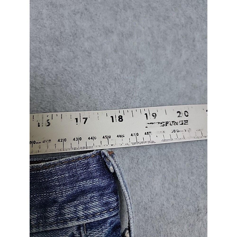 Vintage‎ Levis 569 Jeans Mens 34x30 (36x29) Loose Baggy Straight Distressed Blue - Picture 8 of 14